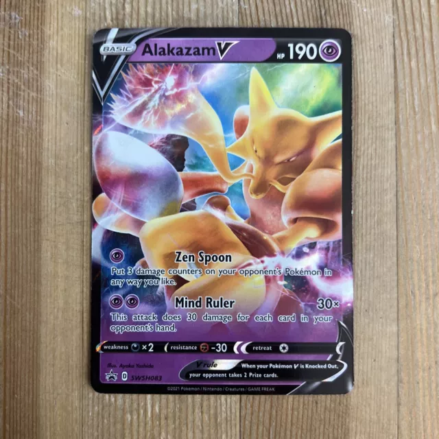 Alakazam V - SWSH083 - SWSH Black Star Promos NM, English Pokemon Pokemon Promos