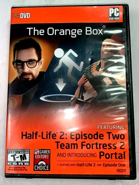 PC DVD: THE ORANGE BOX- Half-Life 2: Ep. 2, Team Fortress 2 & Portal, 2 Disc Set