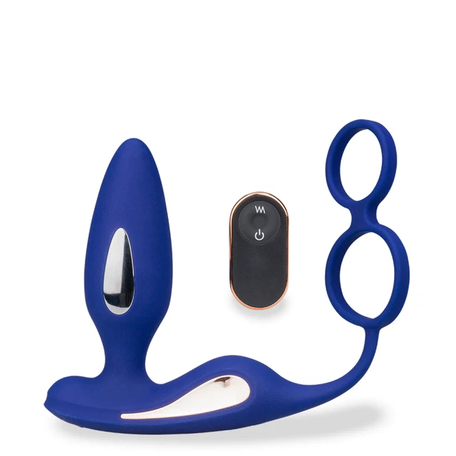 Plug anal vibrations et électrostimulation avec cockring Fever
