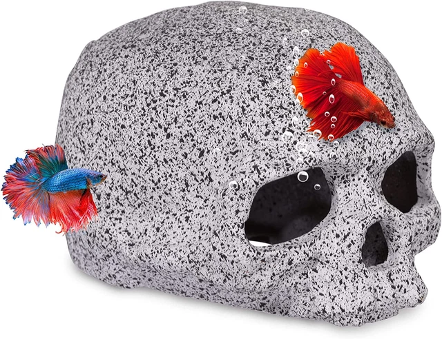 Aquarium Decorations Cave Betta Fish Tank Accessories Rock Cave Decor for Shrimp