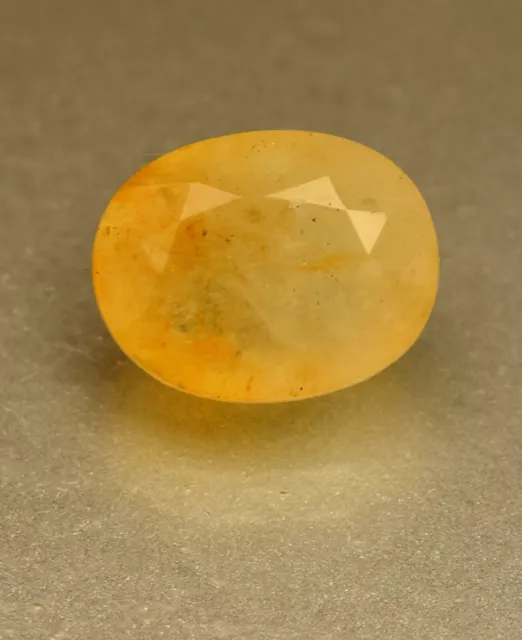 Natural Golden Yellow Beryl Heliodor Certified Oval Cut 12.05 Ct Loose Gemstone