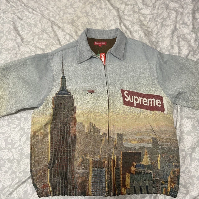SUPREME AERIAL TAPESTRY Harrington Jacket Multicolor - Size Small 