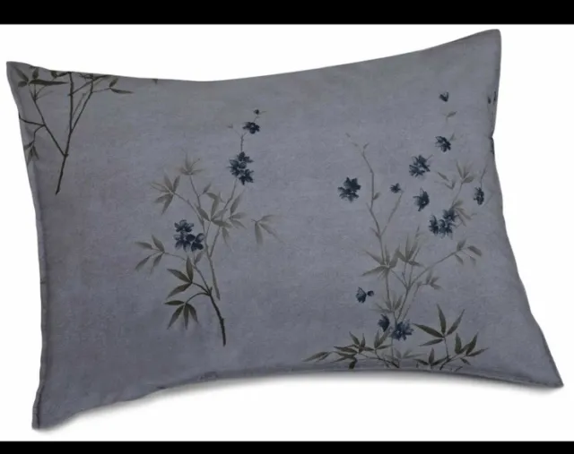 Calvin Klein Bamboo Flower One Standard Sham Hyacinth Japanese. Brand New!