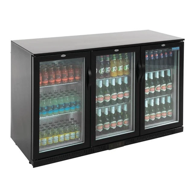 Barkühlschrank Polar Serie G, 3 Klapptüren, 330 l, Doppelverglasung, Bars, Barkühlschrank Polar Serie G, 3 Klapptüren, 330 l, Doppelverglasung, Bars,