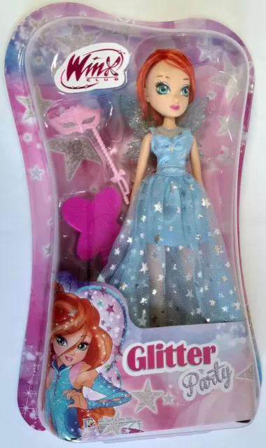 Winx Club Glitter Party Bloom Bambola 28cm Doll Witty Toys