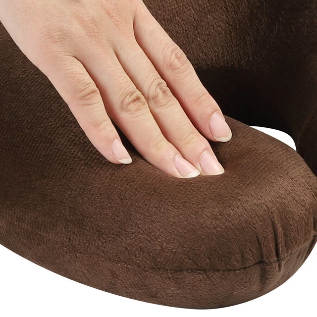 Memory Foam U Shaped Travel Sleep Pillow Neck Support Head Back Cushion Brown US 4