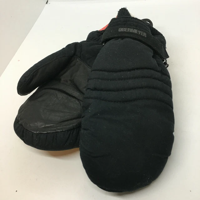 OBERMEYER Kids Child XL Mittens - Black- Waterproof - Insulated- Skiwear NWT
