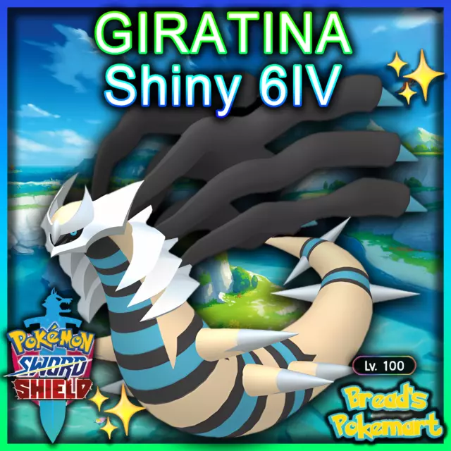 Pokemon Legends Arceus Shiny Giratina Origin Form Max Effort Levels 6IV-EV  Trained