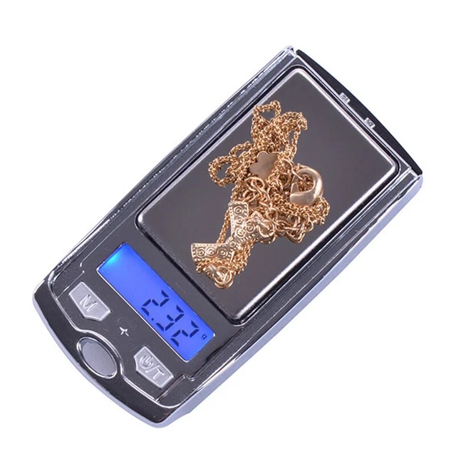 200 g x 0,01 g bilancia digitale borse per gioielli peso di compensazione grammi taglia N//