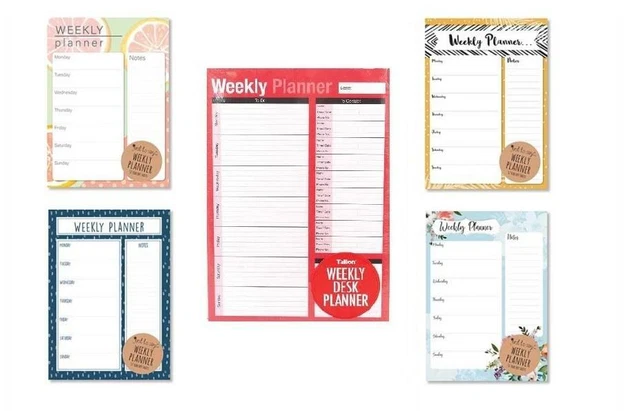 A4 WEEKLY PLANNER To Do List Desk Note Pad Meal Plan Home Office Tear a4-weekly-planner-to-do-list-desk-note-pad-meal-plan-home-office-tear