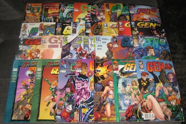 (B-217) GEN 13 comic book (LOT OF 30) IMAGE, WILDSTORM, BOOTLEG, INTERACTIVE +