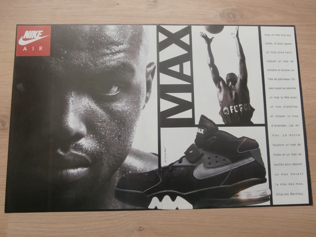 CHARLES BARKLEY NIKE Air Force Vintage Clipping Advertising Collector Jt29 EUR 35 00 PicClick FR