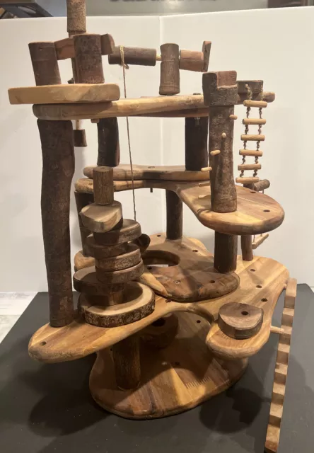 Waldorf / Hearthsong Wooden Fairy Doll Tree House  Unique  W/ Orig. Instructions