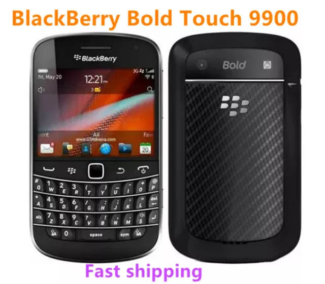 New BlackBerry Bold Touch 9900 3G GSM Unlocked 2.8'' 5MP QWERTY Smartphone