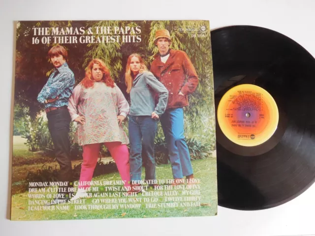 The Mamas & The Papas – 16 Of Their Greatest Hits - LP