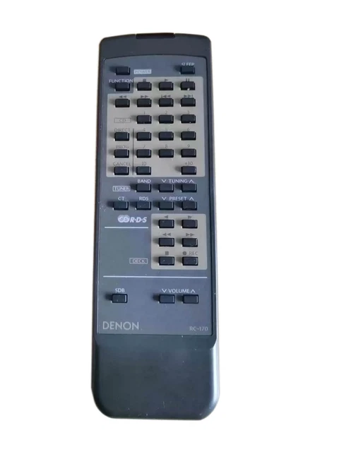 ORIGINAL DENON RECEIVER System Remote Control RC-170 £40.69 - PicClick UK