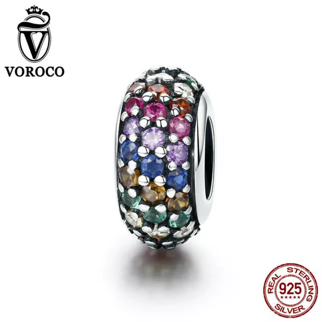 VOROCO 925 STERLING Silver Charms Various Kinds of Cute And