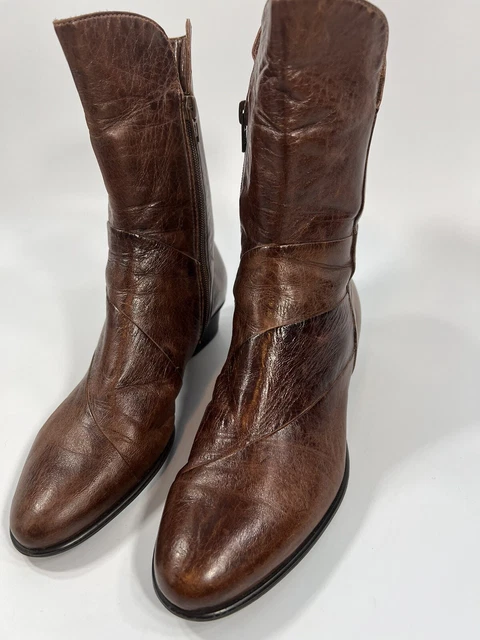Everybody by BZ MODA Women's Brown Leather Mid Calf Boots Size 38, 7.5. Clean! Everybody by BZ MODA Women's Brown Leather Mid Calf Boots Size 38, 7.5. Clean!