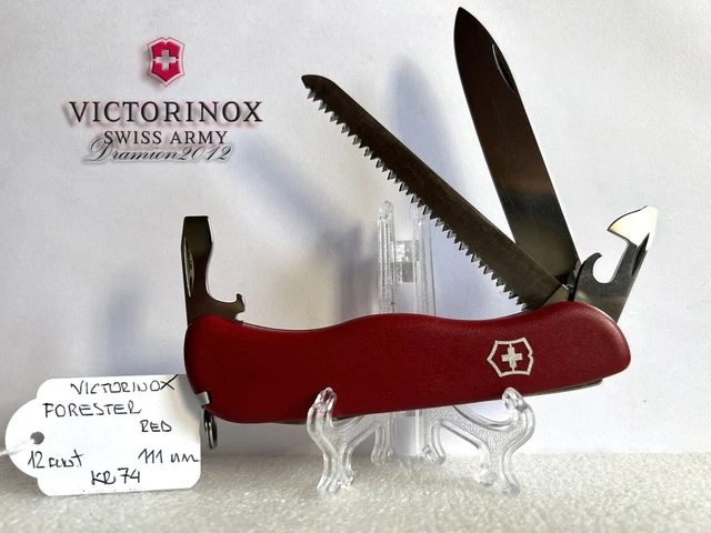 Coltellino Victorinox Forester Red Rosso 111 Mm 12 Funz Swiss Army Knife