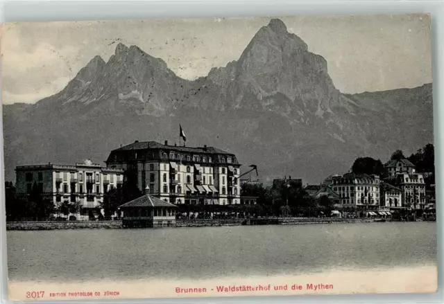 39406594 - Brunnen Waldstaetterhof Mythen 1907