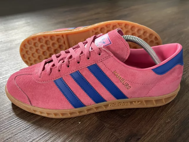 Adidas hamburg mens pink on sale