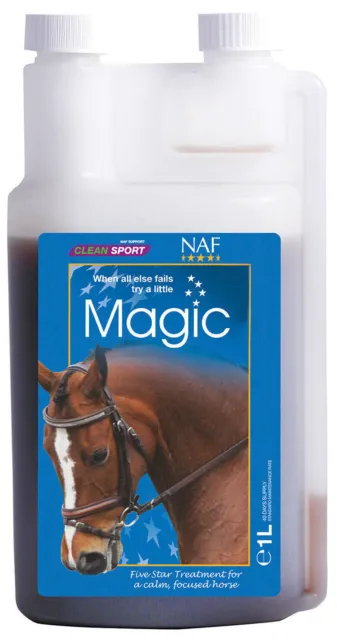 NAF Five Star Magic Liquid Magnesium Herbal Calmer Supplement & Pre/Probiotics