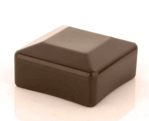 Tappi Protezione Pali Legno 7x7 Cm - 20 Pezzi In PET Grafite, Resistente Intemperie - Foto 2