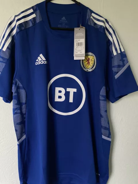 Scotland Blue Football Training Shirt BNWT small And Medium Men’s Available