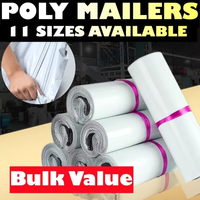 Poly Mailer Shipping Bags Mailing Satchel Plastic Courier Self Sealing Packing 3