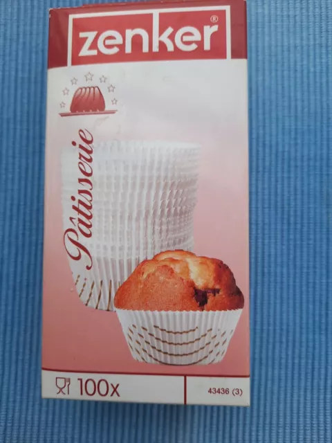 Zenker Muffins 100 Papier Backförmchen Sweet Sensation Patisserie Cupcakes neu