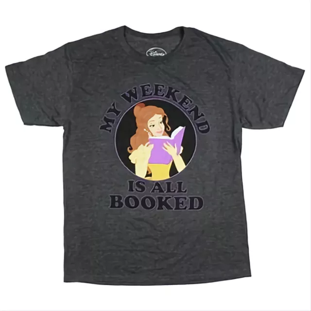 NWOT DISNEY Beauty And The Beast Belle “My Weekend Is All Booked” T-Shirt Sz S