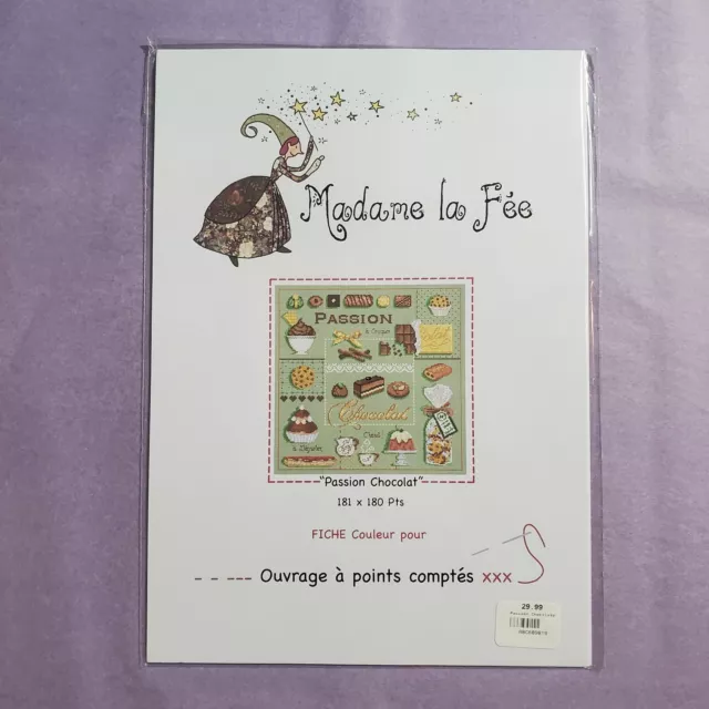 Passion Chocolat MLF-150 Madame La Fee Cross Stitch Pattern Only 181 x 180