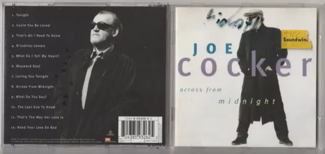 ✪  Joe Cocker - Across From Midnight, EMI - 7243 8 59326 2 5 | CD | SEHR GUT