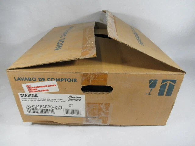 American Standard 0346403.021 Bone Countertop Lavatory 20x17" Oval ! NEW !