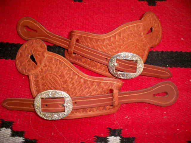 Buckeroo   spur Spur straps custom  made