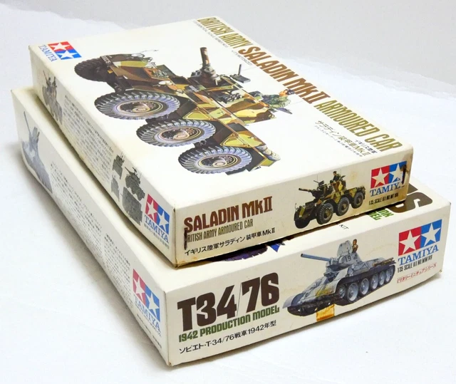 Lot 2 Maquette Tamiya 1/35 British Russian Army Tank Wwii Military Sachet Scelle 3