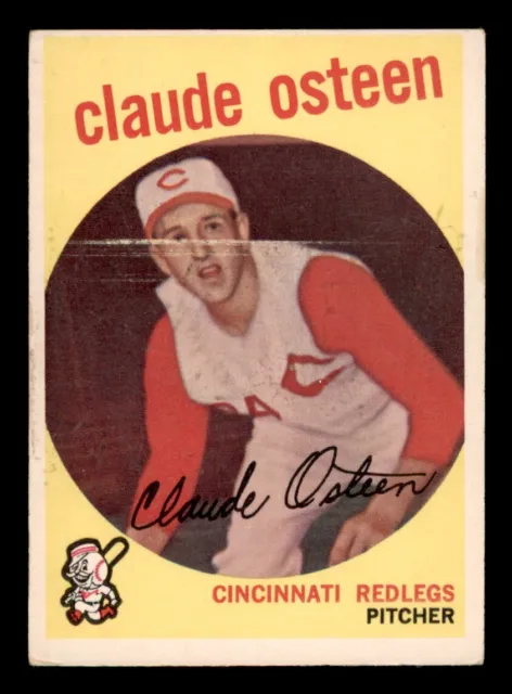 1959 Topps Baseball #224 Claude Osteen VG/EX *d6