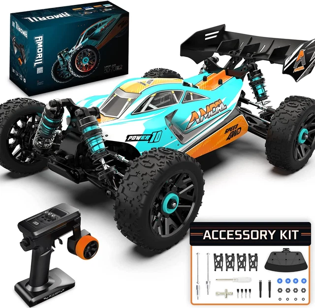 AMORIL 1:14 Fast RC Cars for Adults,Top Speed 70+KMH Hobby Remote Control Car, 4