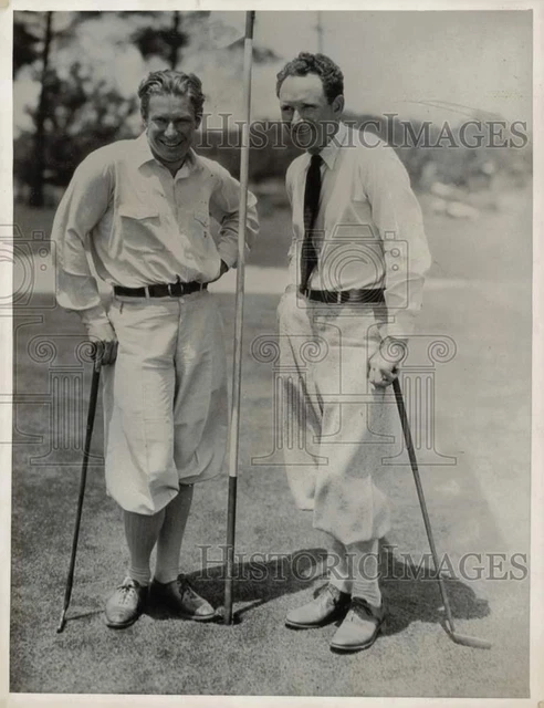 1926 Press Photo Charlie Paddock & Frank Borzage in Southern California