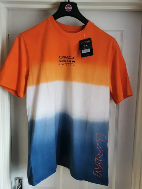 Red Bull Racing F1 Official Max Verstappen T-Shirt Orange Holland Netherlands