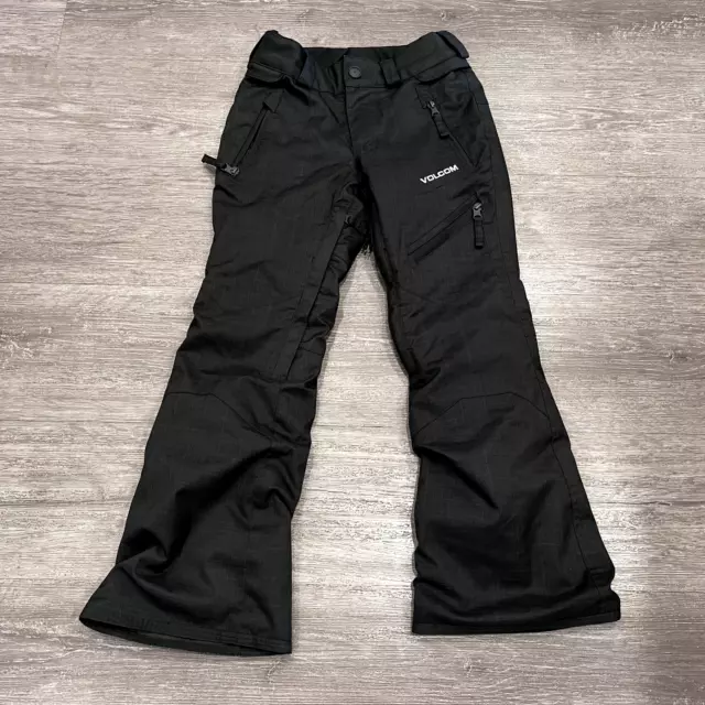 Volcom Womens Pants XS Black Ski Snowboard Winter Snow 22x24 Boot Cut