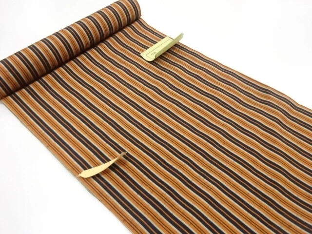 6474573: Japanese Kimono / Vintage Bolt For Haori Coat / Outlet Item / Woven Str