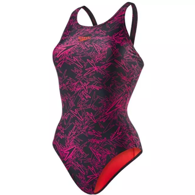 Speedo Womens Boom Allover Muscleback Swimsuit 3