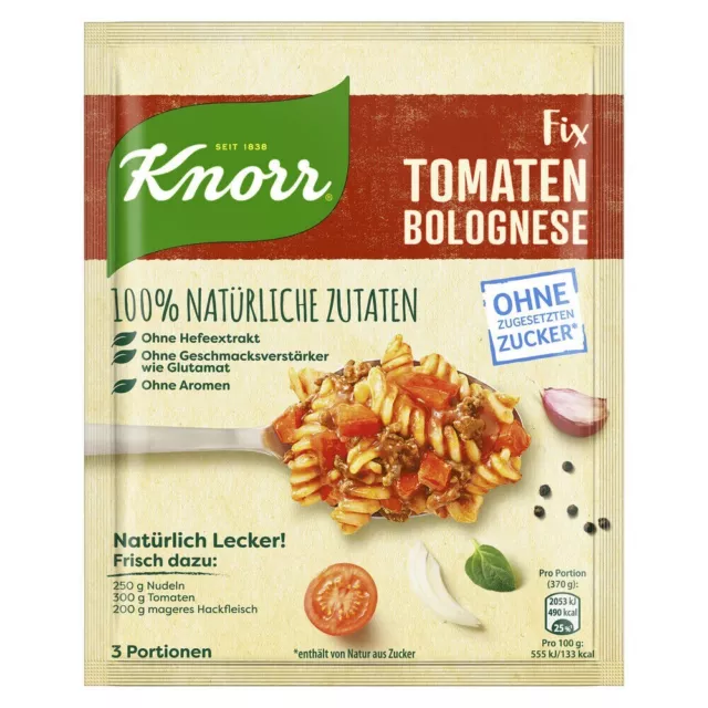 Knorr naturale delizioso! Sacchetti Pomodori Bolognesi 43g