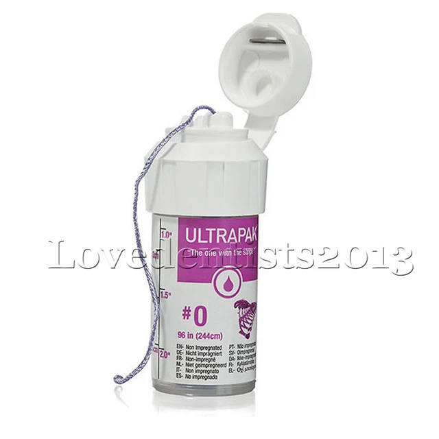 100% Original Ultrapak Dental Gingival Retraction Knitted Cord Size 0