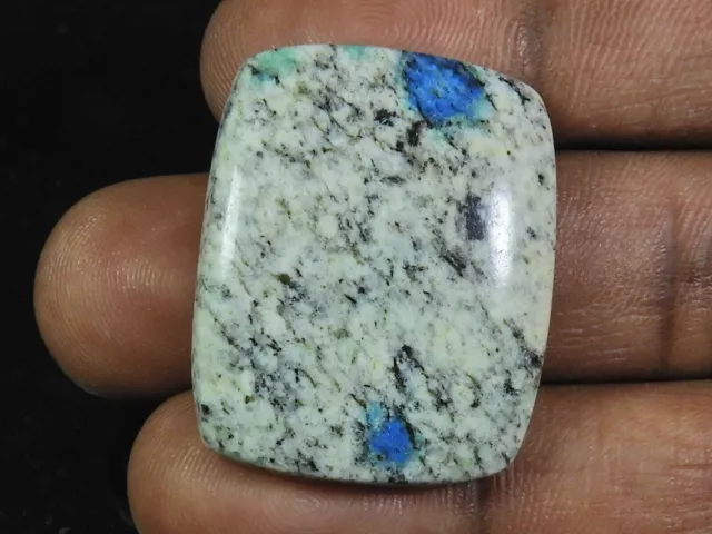 54Cts. 100% Natural K2 Azurite Cabochon Octagon Loose Gemstone 25X36X06MM