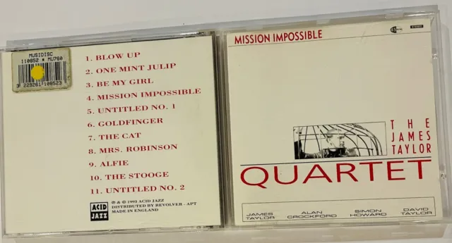 James Taylor Quartet - Mission Impossible - Cd