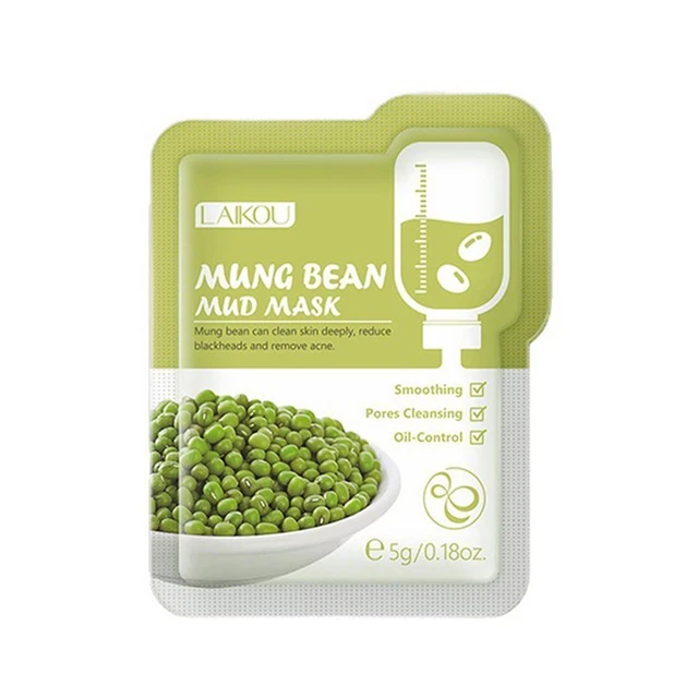 Clay Face Mask Anti-Aging Clay Mud Face Mask Beauty Care Products (Mung Bean) FS