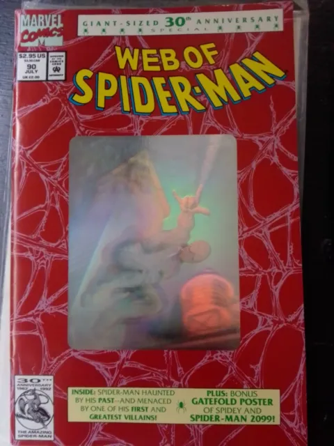 Web of Spiderman Vol. 1 No. 90 July 1992 Marvel Comics