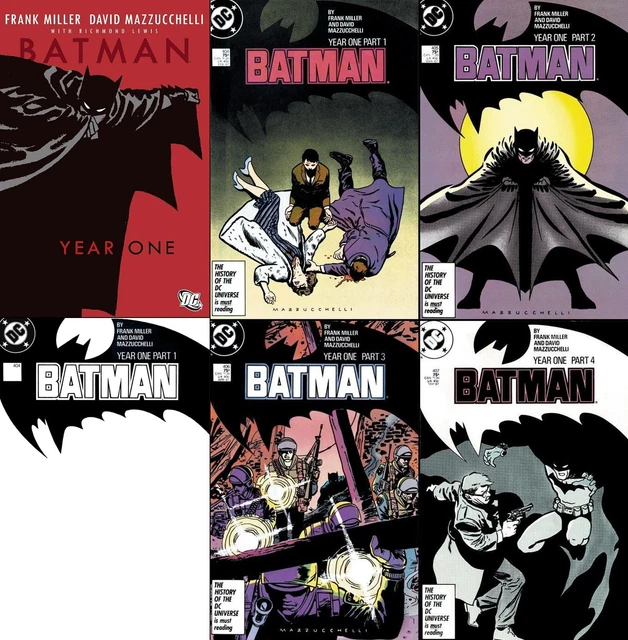BATMAN: YEAR ONE Facsimile SET 404-408 FRANK MILLER Ships 12-26 w Deluxe Edition